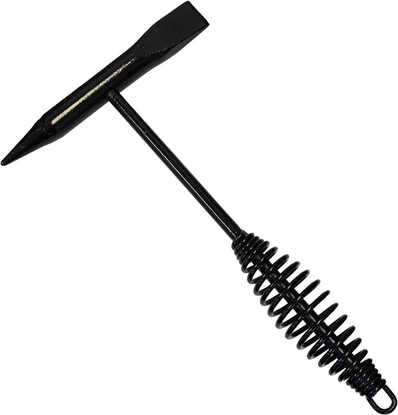 artic zone Arc-Zone 500g Dual-Head Chipping Hammer with CoolHand Spring Steel Handle for Arc Welding Slag Removal - Image 1